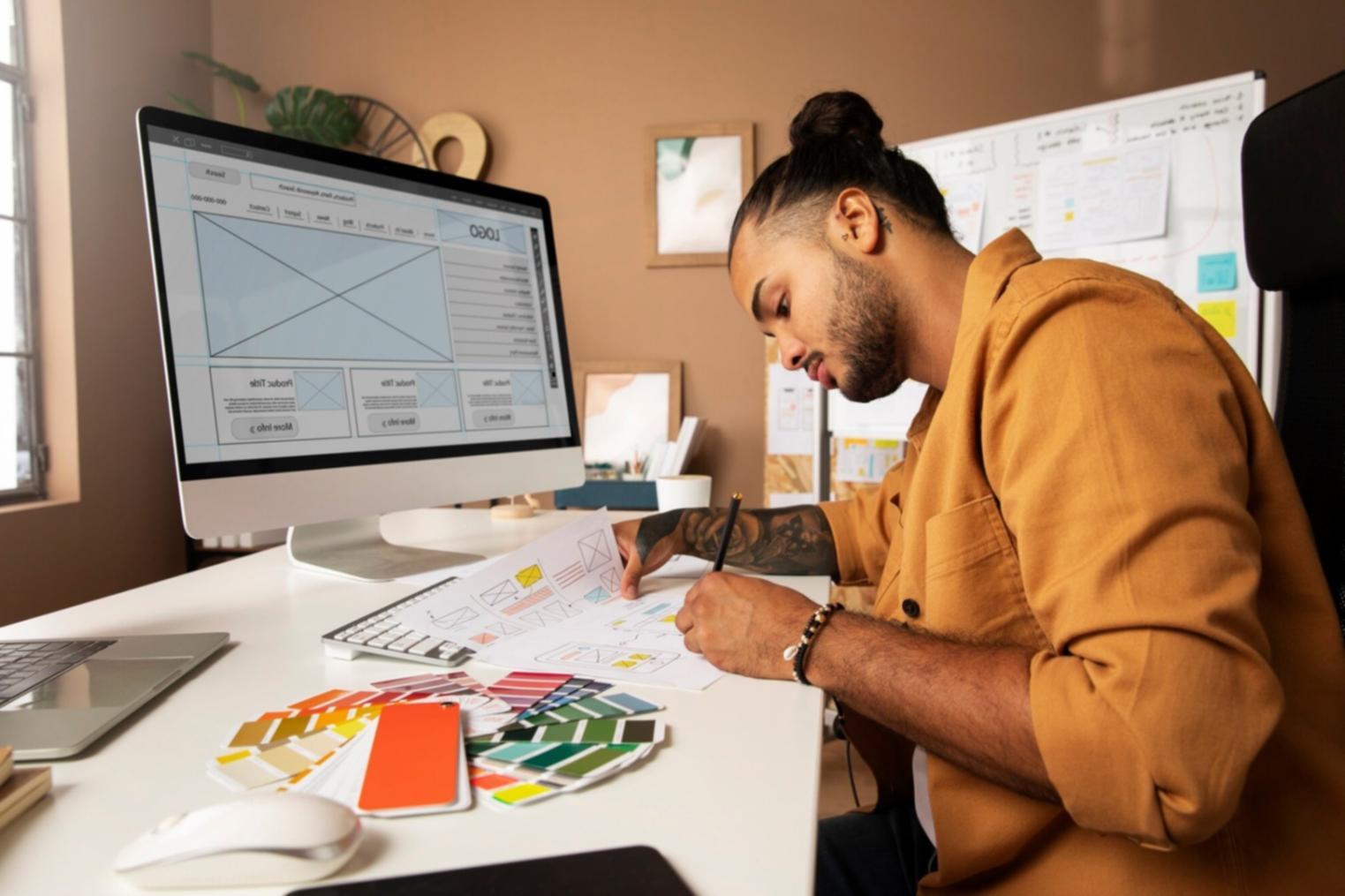 E-commerce workspace showing product catalog management and search optimization