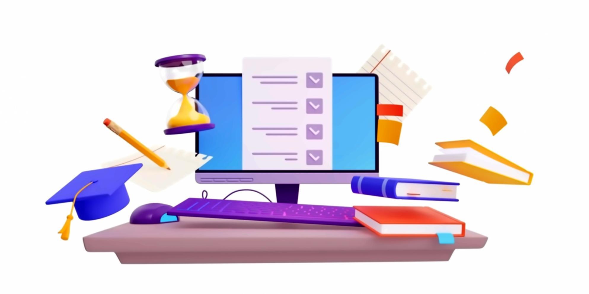 Team collaboration workspace with digital tools and planning materials